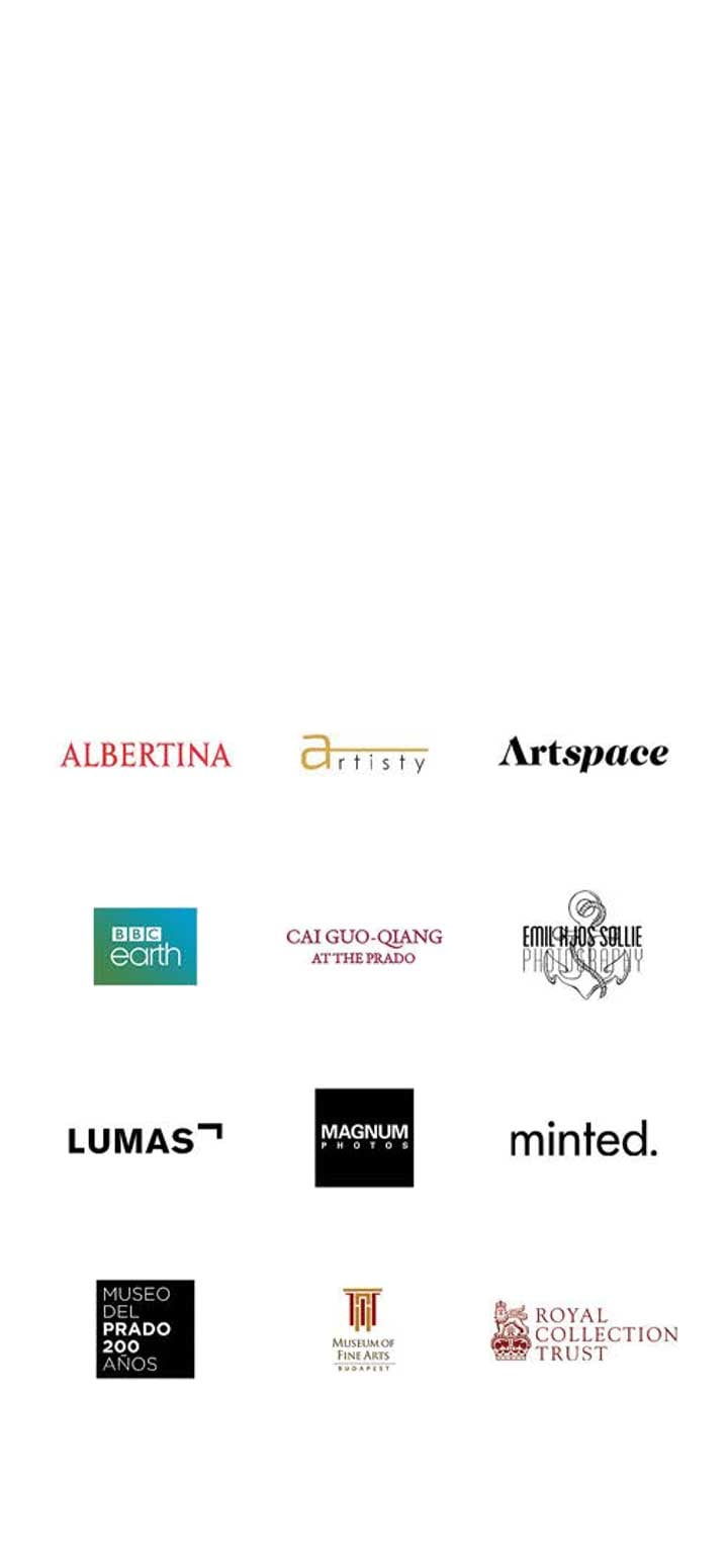 A list of art galleries and museums around the world are listed.