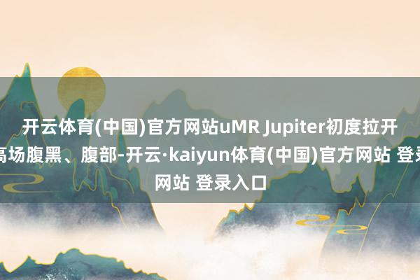 开云体育(中国)官方网站uMR Jupiter初度拉开了超高场腹黑、腹部-开云·kaiyun体育(中国)官方网站 登录入口