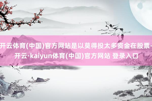 开云体育(中国)官方网站是以莫得投太多资金在股票-开云·kaiyun体育(中国)官方网站 登录入口